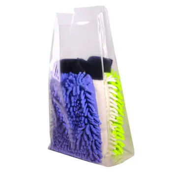 8 x 4 x 18 Clear Gusseted Poly Bags 2 mil