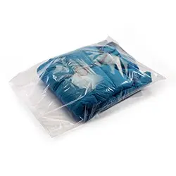 6 x 7 Clear Layflat Poly Bags 1.5 mil