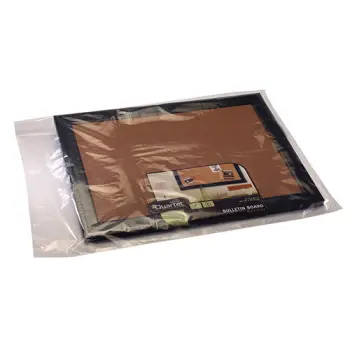 13 x 13 Clear Layflat Poly Bags 2 mil