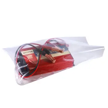 4 x 10 Clear Layflat Poly Bags 4 mil