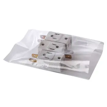 3 x 24 Clear Layflat Poly Bags 2 mil