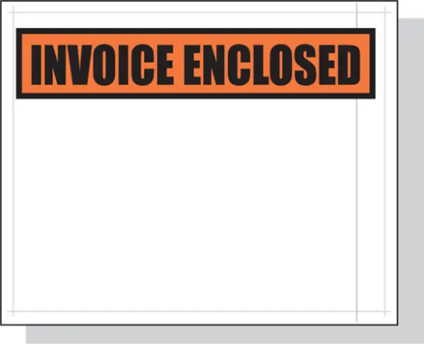 4.5 x 5.5 Packing List Envelopes