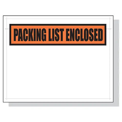 7 x 5.5 Packing List Envelopes 