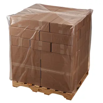 52 x 48 x 108 Clear Gusseted Bags on a Roll 2 mil