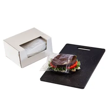 6.5 x 6 Clear Reclosable Sandwich Bags in Dispenser Box 1 mil