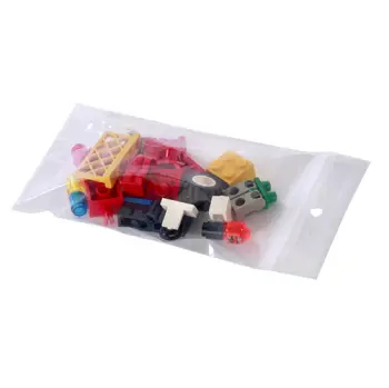 3 x 4 Reclosable Bags w/Hang Holes 2 mil