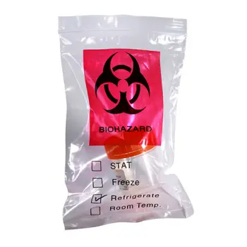 12 x 15 Reclosable Biohazard Bags 3-Ply 2 mil