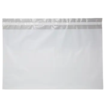 A 20" x 12" x 4" White Poly Mailer, 2.5 Mil